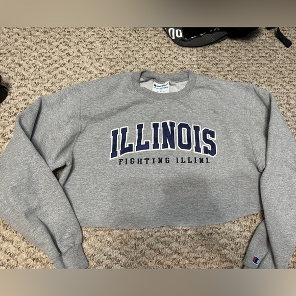 Champion Tops - University of Illinois Champion cropped sweatshirt M
